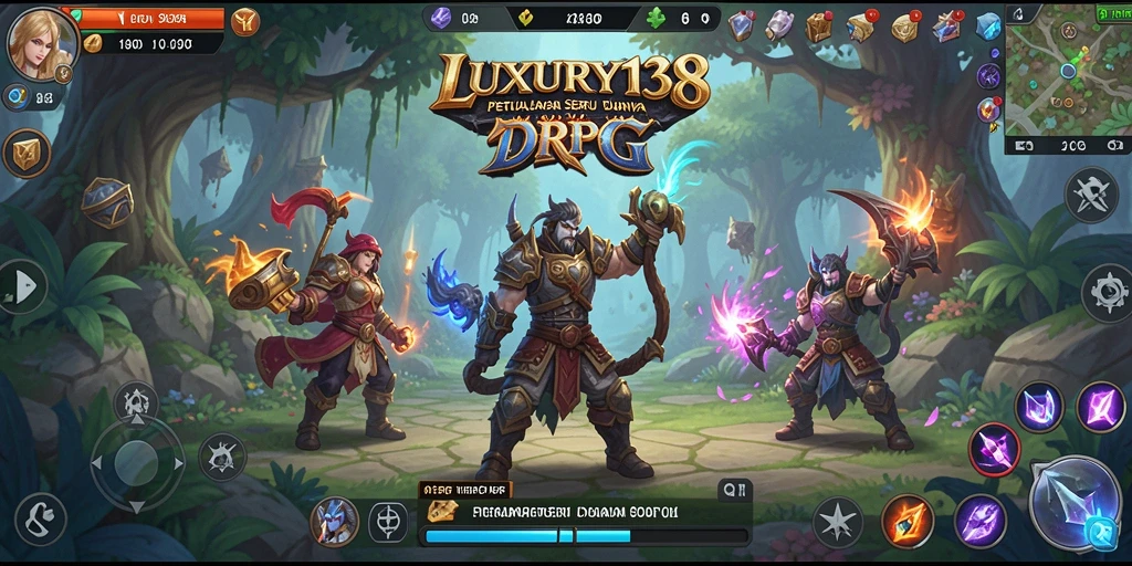 Tampilan gameplay RPG yang menakjubkan dan penuh aksi.