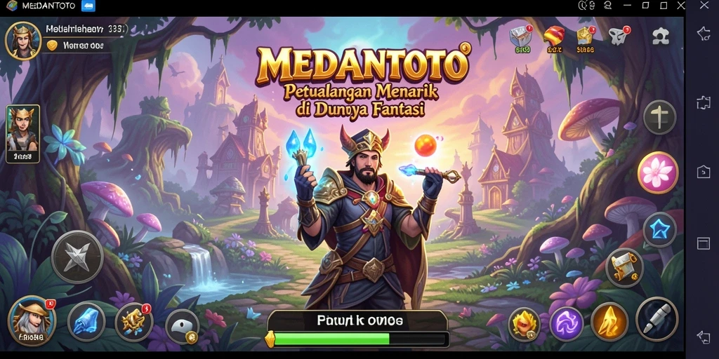 Screenshot gameplay MEDANTOTO dengan petualangan yang mengasyikkan.