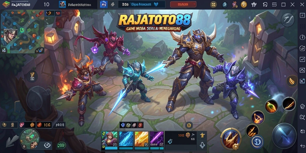 Tampilan gameplay menarik dari RAJATOTO88 dengan aksi pertarungan yang mendebarkan.